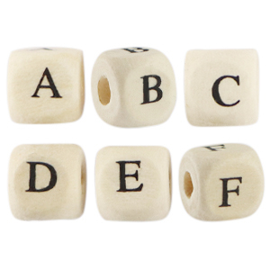 Holz Buchstaben Nature wood-natural