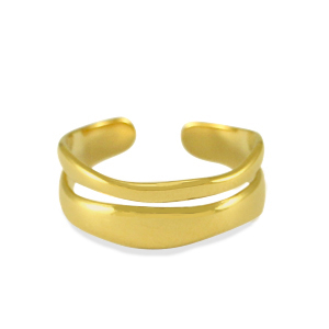 Stainless Steel - Rostfrei Stahl Ringe Gold
