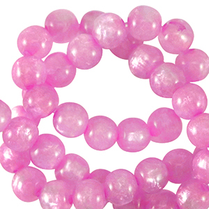 Polaris Perle 6mm rund Mosso Spring azalea pink