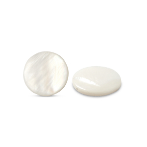 Perle Muschel S&uuml;&szlig;wasserperlmutts 8mm White (Naturliche Farbe Muschel)