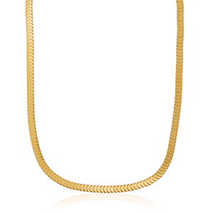 Stainless Steel - Rostfrei Stahl Kette Gold