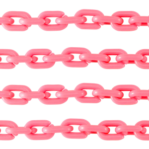 Acryl-Glieder 15mm shiny Hot pink