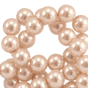 Glaswachs Perlen 4mm Cream peach