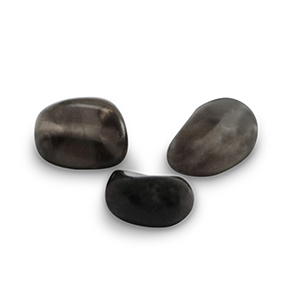 Perlen Naturstein Obsidian Grey