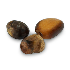 Perlen Naturstein Tigerauge Golden brown