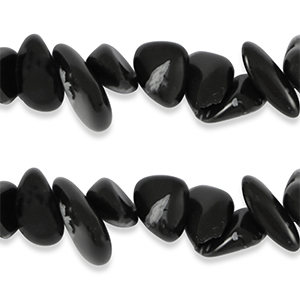 Perle Chips Steine Obsidian Black-anthracite marble