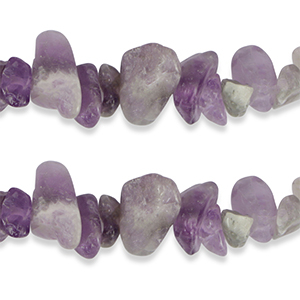 Perle Chips Steine Amethyst Purple