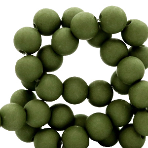 8 mm Perlen aus Acryl Sacramento green