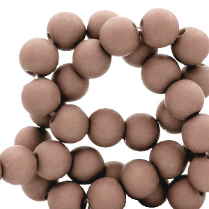 8 mm Perlen aus Acryl Mauve purple