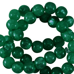 Polaris Perle 6mm rund Mosso Eden green