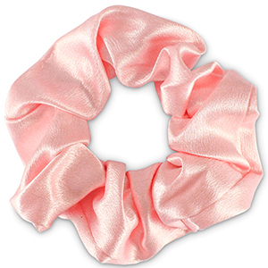 Haargummi Seidig Pink