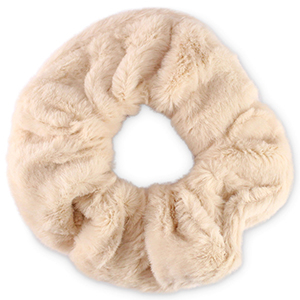 Haargummi flauschig Fellimitat Peachskin rose