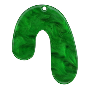 Anh&auml;nger aus Resin im Organicdesign Emerald green
