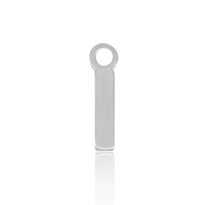 Anh&auml;nger aus Stainless Steel - Rostfreiem Stahl Initial I Silver
