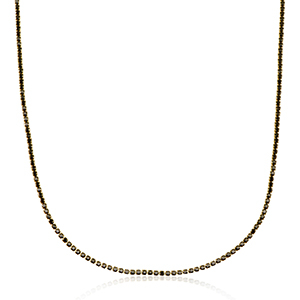 Stainless Steel - Rostfrei Stahl Kette Gold-black