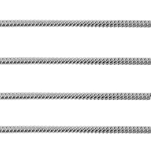 Zubeh&ouml;r aus Stainless Steel - Rostfreiem Stahl Gliederkette Schlangen 1.6mm Silber
