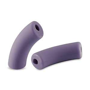 Acrylperlen tubes matt Paisley purple