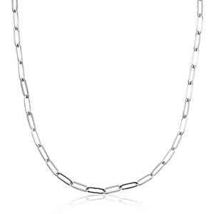 Stainless Steel - Rostfrei Stahl Gliederkette Silver