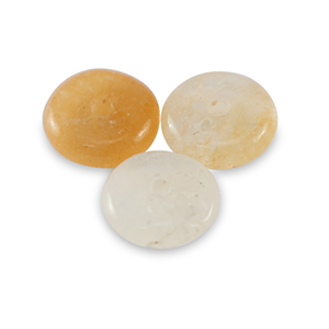 Rondell Natursteinperlen Quarz 6mm Yellow