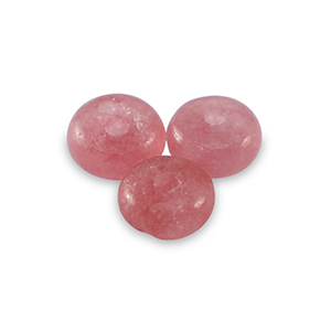 Rondell Natursteinperlen Marmor und Calcit 4mm Raspberry pink