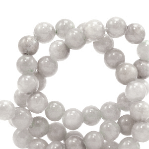 6 mm Perlen Naturstein Light grey