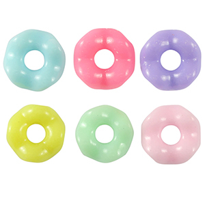 Perlen im Acryl-Look Wave Multicolour pastel