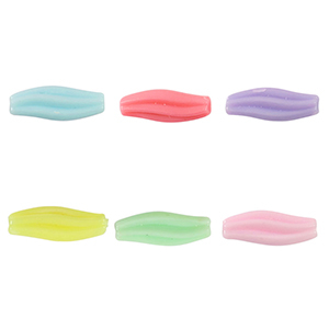 Perlen im Acryl-Look Wave Multicolour pastel