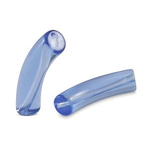 Acrylperlen Tubes Carolina blue