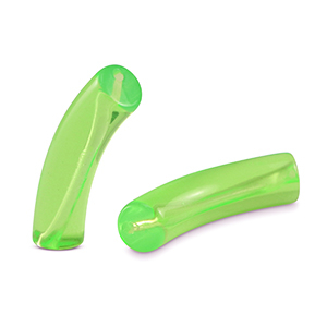 Acrylperlen Tubes Peridot green