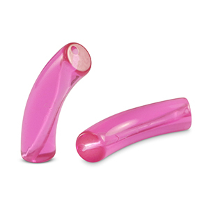 Acrylperlen Tubes Magenta purple