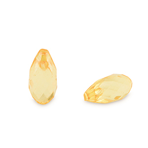 Perlen Acryl Drop Spectra yellow transparent