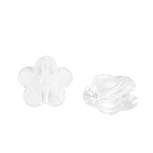 Perlen Acryl Flower Transparent