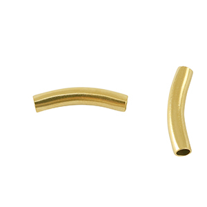 Perlen aus Stainless Steel - Rostfreiem Stahl Tubes 20mm Gold