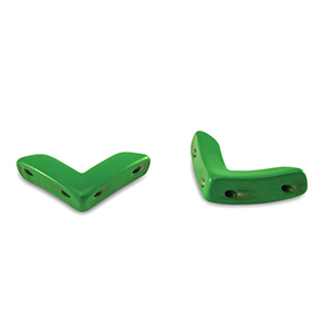 Tile bead Arrow Green
