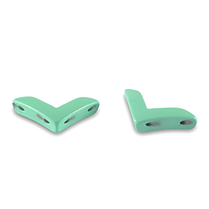 Tile bead Arrow Ocean blue