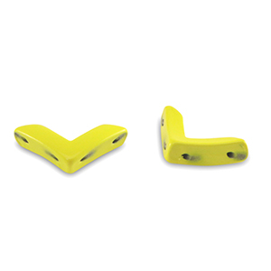 Tile bead Arrow Yellow