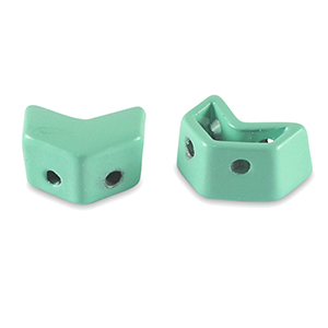 Tile bead Arrow Turquoise