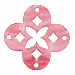 Anh&auml;nger aus Resin Mosaik Mellow rose