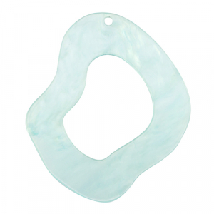 Anh&auml;nger aus Resin im Organicdesign Sky blue