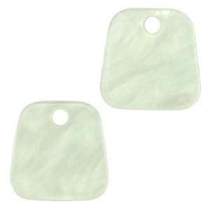 Anh&auml;nger aus Resin Trapezium Neo mint green
