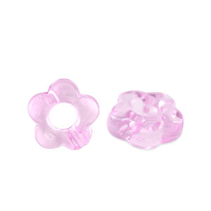 Perlen Acryl Flower Transparent azalea pink