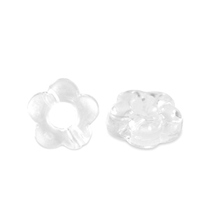 Perlen Acryl Flower Transparent