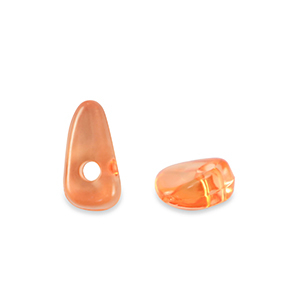 Perlen Acryl Chips Transparent orange