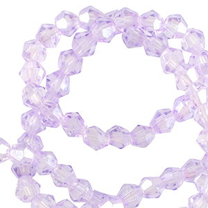 Facetten top Glas perlen Bicone 4mm Victorian purple