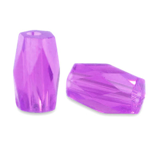 Facetten Tube Perlen Tillandsia purple