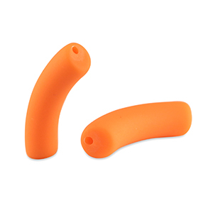 Acrylperlen tubes matt Neon orange
