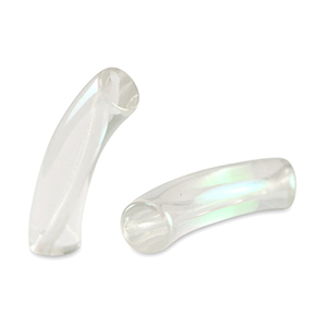 Acrylperlen tubes Transparant-AB coating