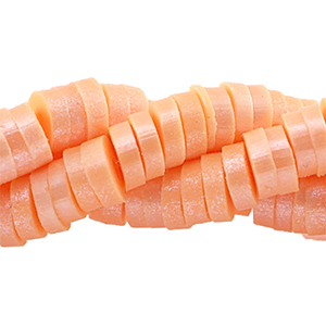 Perlen Katsuki 4mm Dahlia orange-pearl shine coating