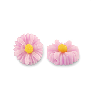 Perlen aus Resin Flower 12mm Lilac pink