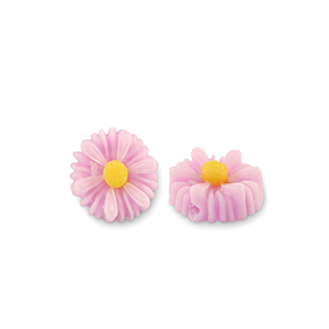Perlen aus Resin Flower 8mm Lilac pink